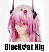 7 de marzo 三月七 de Honkai Star Rail | Máscara Kigurumi de BlackCatKig